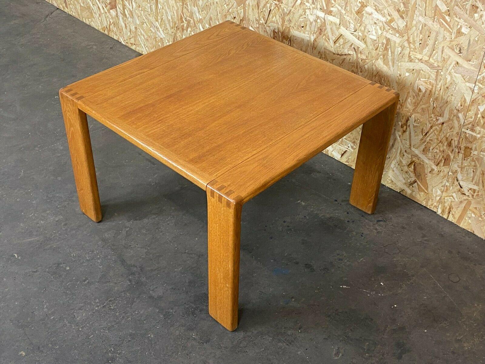 60s 70s Oak Coffee Table Table Esko Pajamies Asko Finland 60s 70s

Object: side table / coffee table

Manufacturer: Asco

Condition: good

Age: around 1960-1970

Dimensions:

75cm x 75cm x 50cm

Other notes:

The pictures serve as