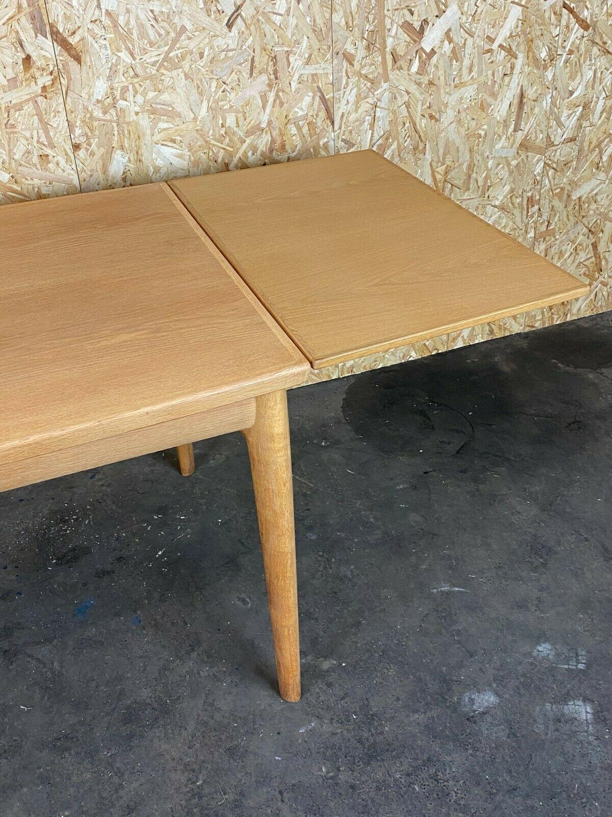60s 70s Oak Dining Table Danish Grete Jalk for Glostrup Design For Sale 7