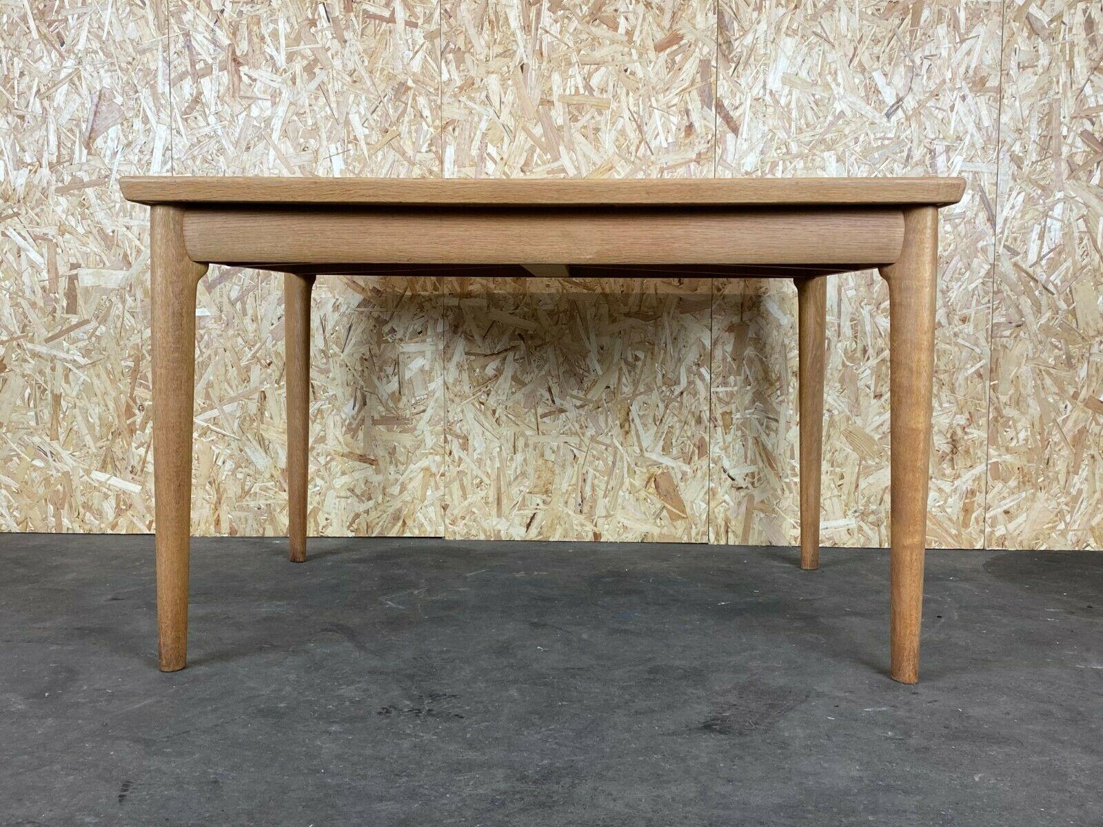 60s 70s Oak Dining Table Danish Grete Jalk for Glostrup Design In Good Condition For Sale In Neuenkirchen, NI