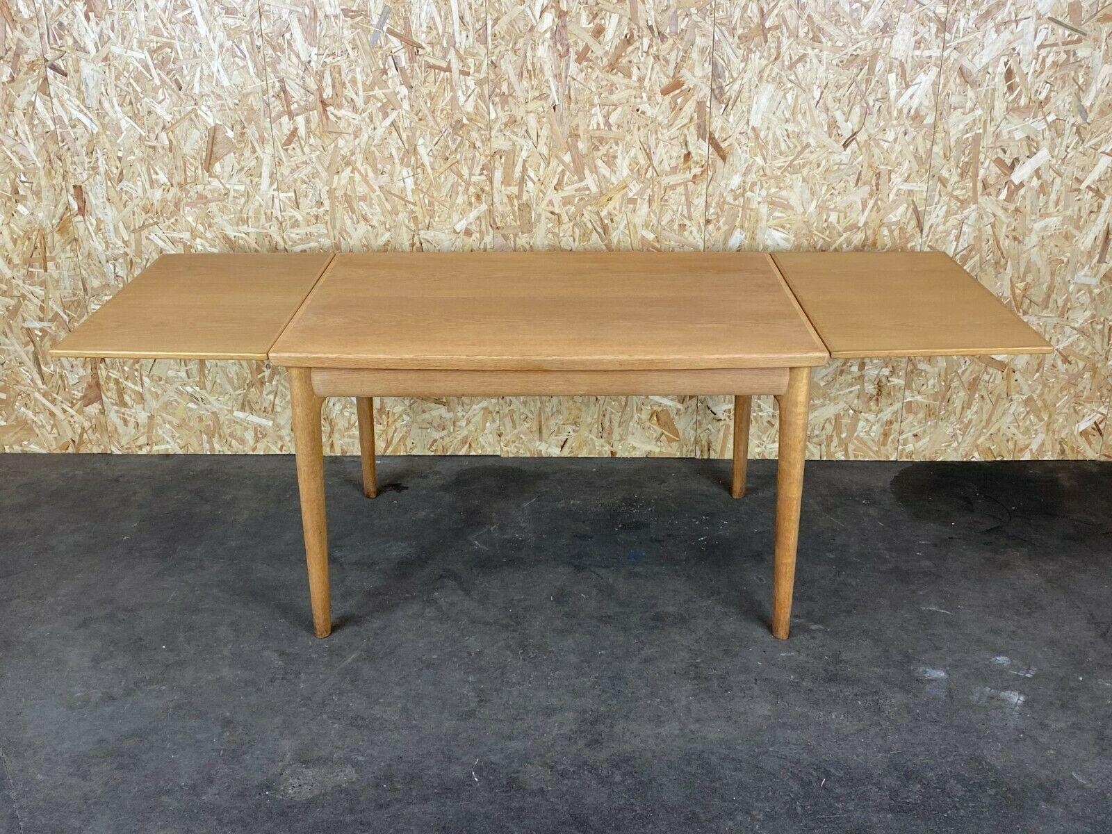 60s 70s Oak Dining Table Danish Grete Jalk for Glostrup Design For Sale 5