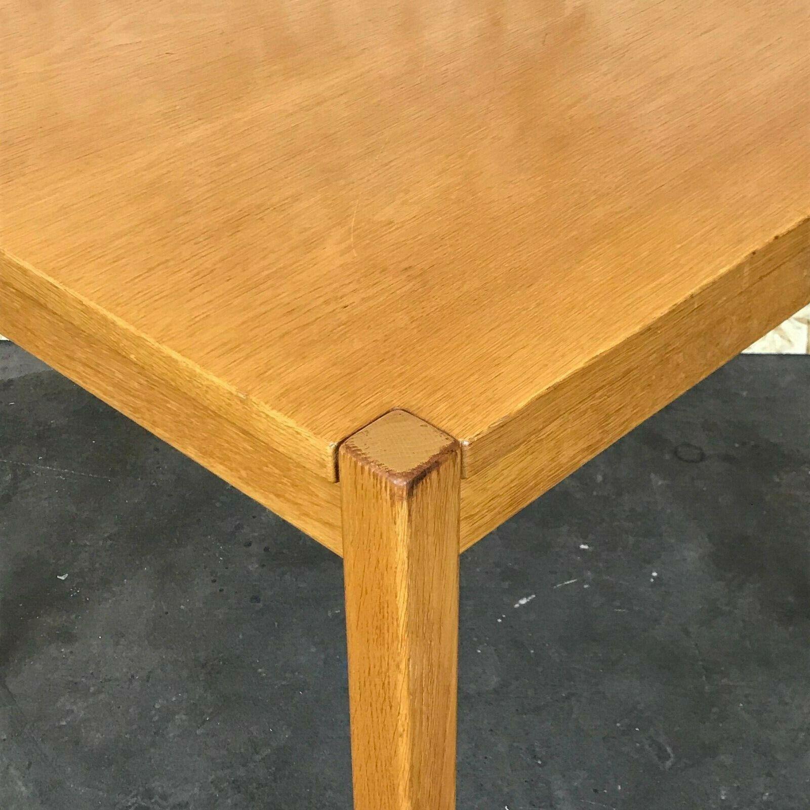 60s 70s Oak Dining Table Danish Modern Design Denmark For Sale 6