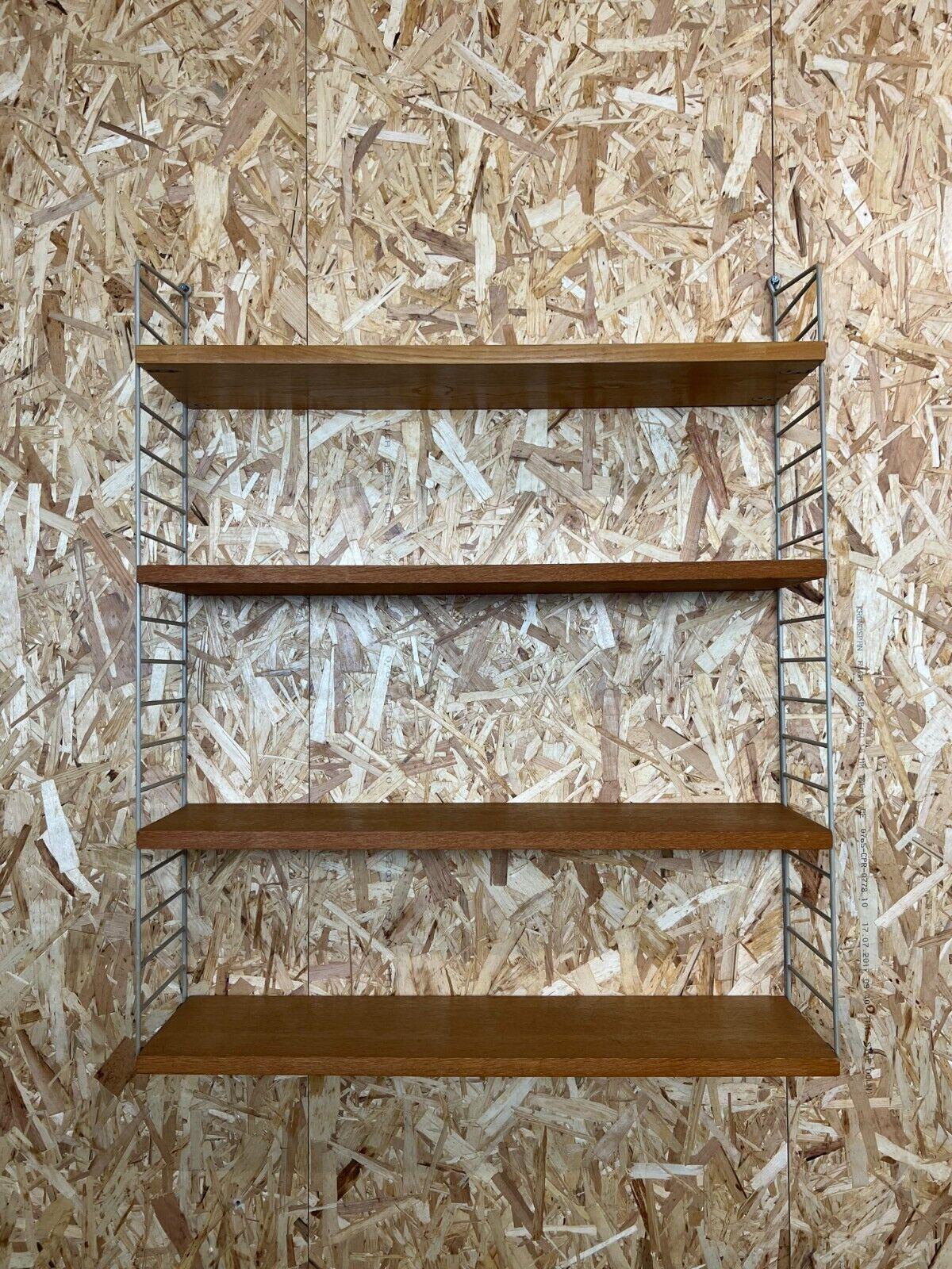 60's 70's oak string shelf module by Kajsa & Nils 