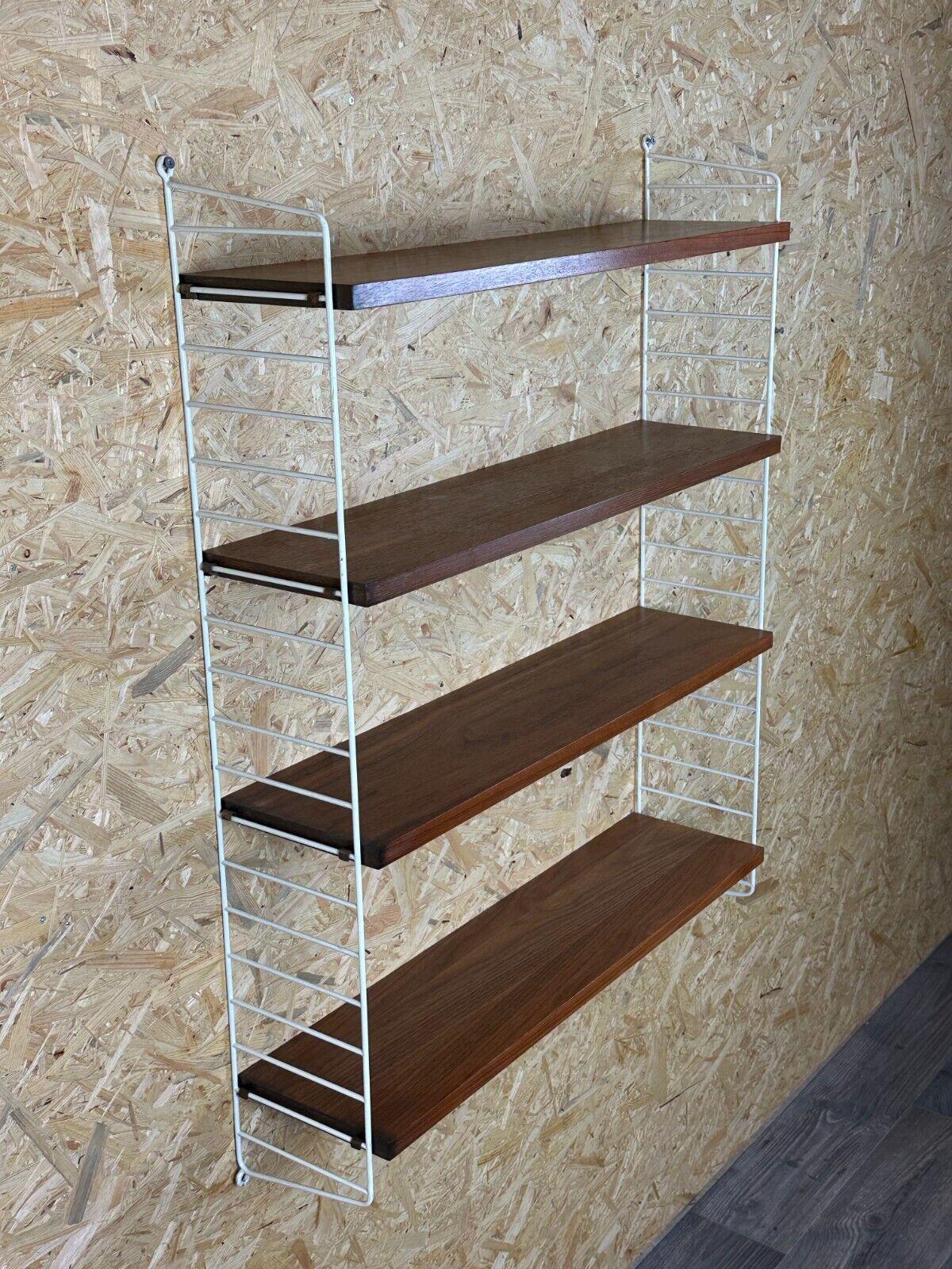 60s 70s oak string shelf module by Kajsa & Nils 