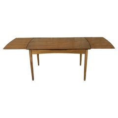 Table de salle à manger en chêne et teck, design danois moderne des années 60 et 70, Danemark