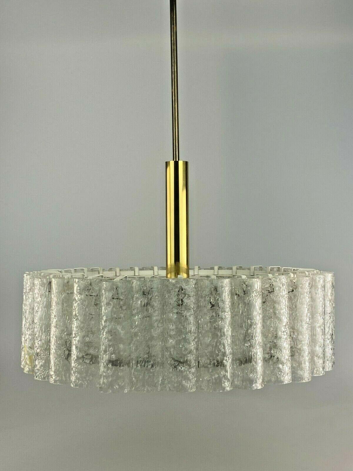 XL 60s 70s Chandelier Chandelier Doria Brass Glass Space Age Design 60s

Object: chandelier

Manufacturer: Doria

Condition: good

Age: around 1960-1970

Dimensions:

Diameter = 45cm
Height = 78cm

Other notes:

The pictures serve