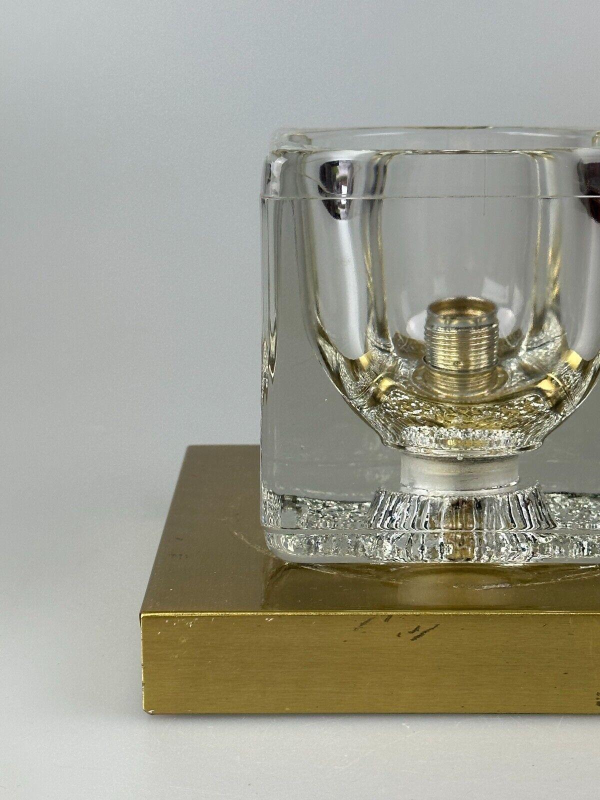 Fin du 20e siècle Plafonnier Cube Peill & Putzler des années 60 et 70, design d'espace en verre glacé en vente