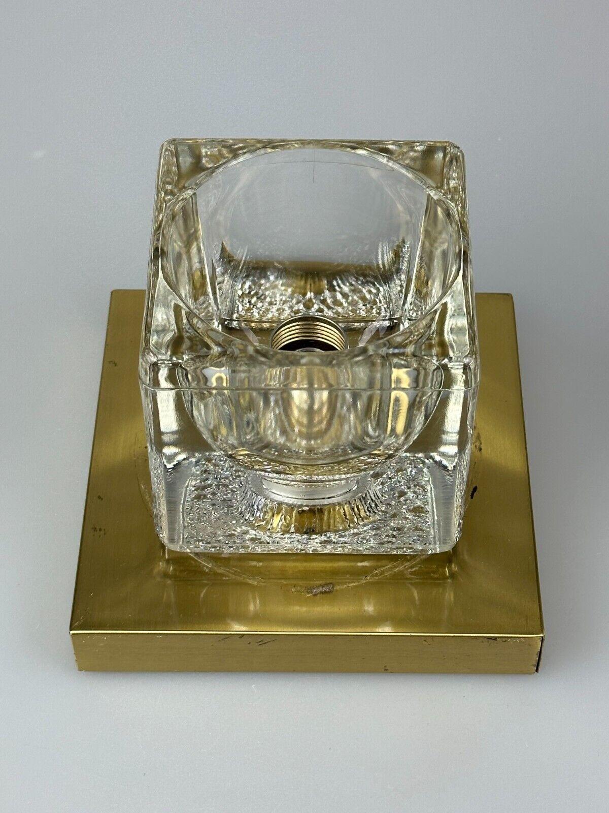 Plafonnier Cube Peill & Putzler des années 60 et 70, design d'espace en verre glacé en vente 1