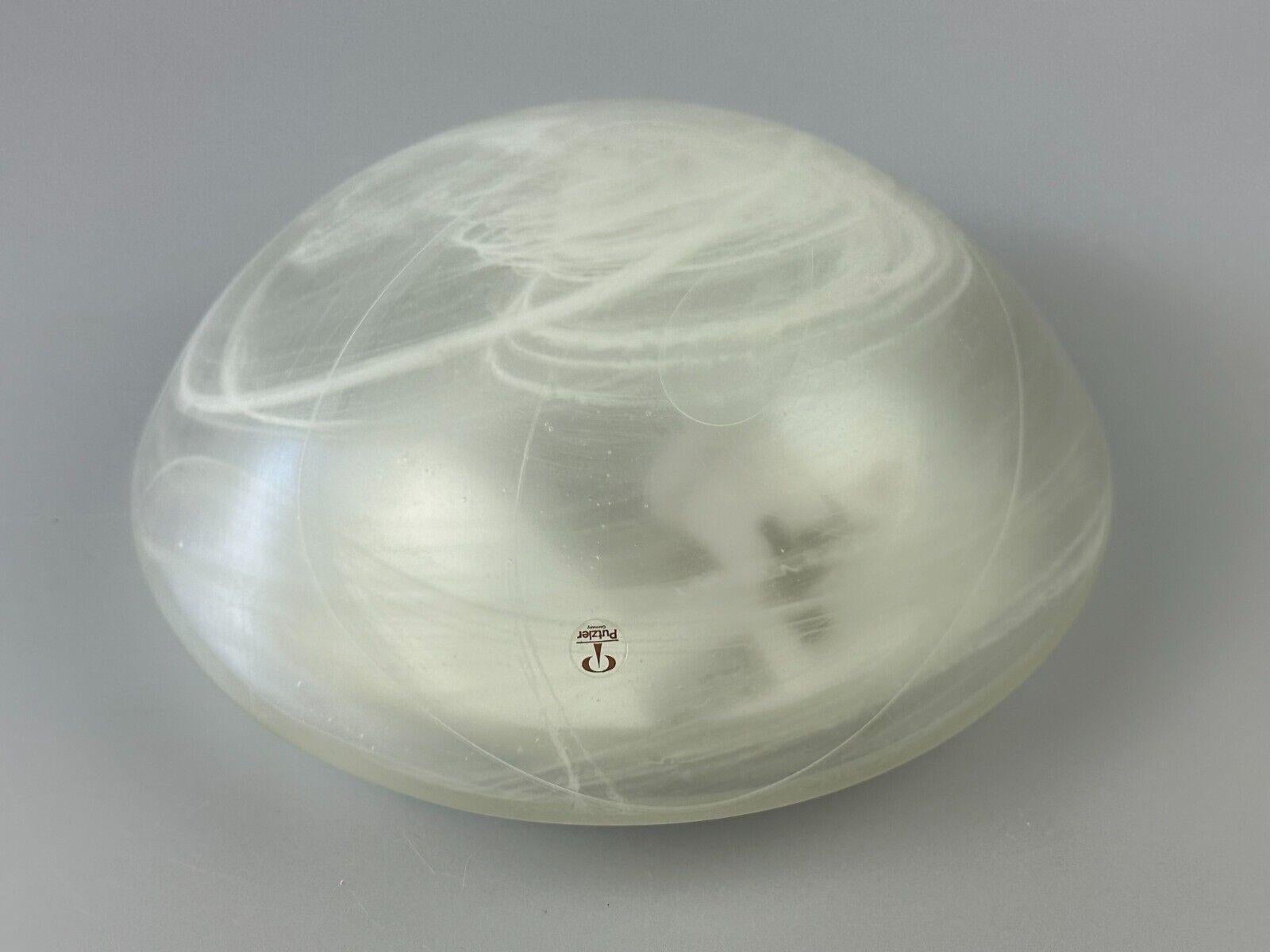 60s 70s Peill & Putzler Germany Plafoniere ceiling lamp glass space design In Good Condition For Sale In Neuenkirchen, NI