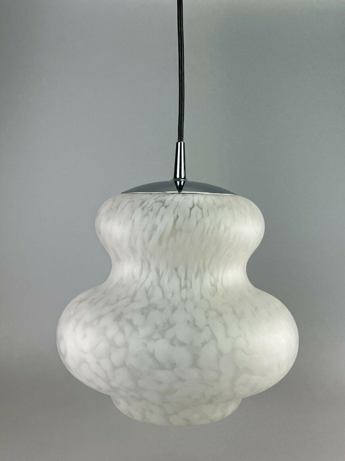 Late 20th Century 60s 70s Peill & Putzler Hanging Lamp Ceiling Lamp Glass Space Age Design 60s