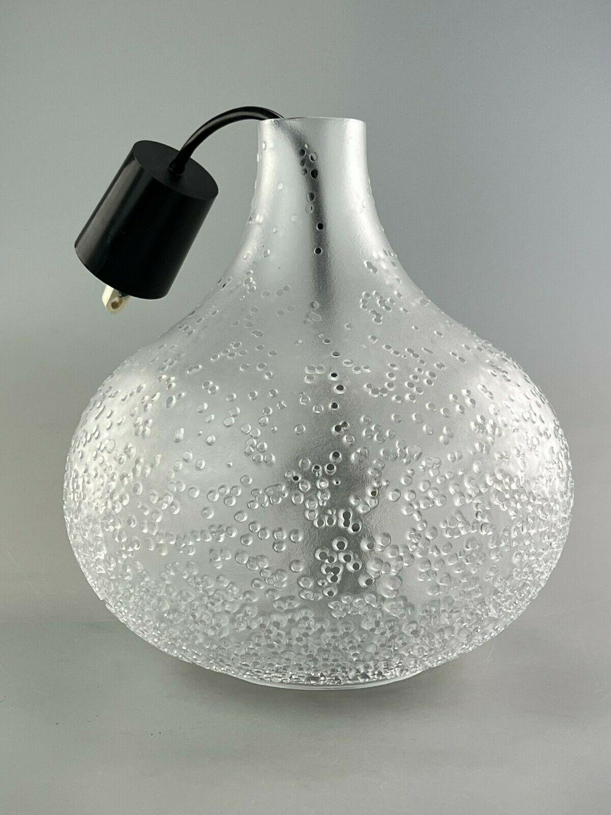60s 70s Peill & Putzler Lámpara Colgante Lámpara de Techo Vidrio Space Design en venta 4