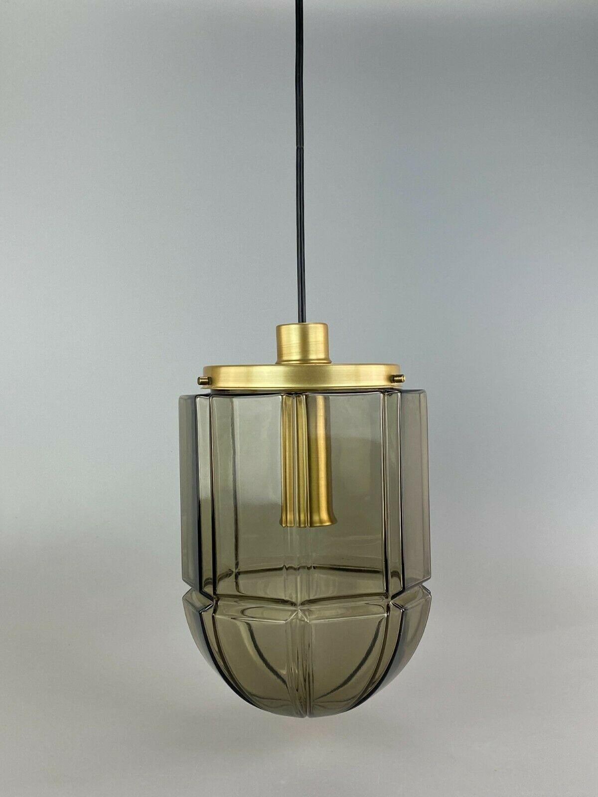 60s 70s Peill & Putzler Hanging Lamp Ceiling Lamp Glass Space Design Lamp In Good Condition In Neuenkirchen, NI