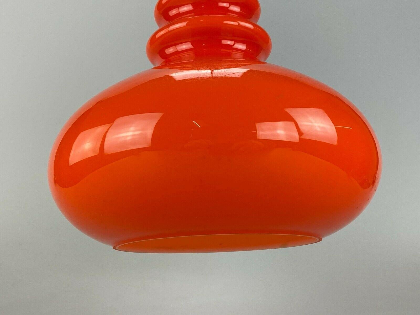 Late 20th Century 60s 70s Peill & Putzler Hanging Lamp Ceiling Lamp Glass Space Design Lamp