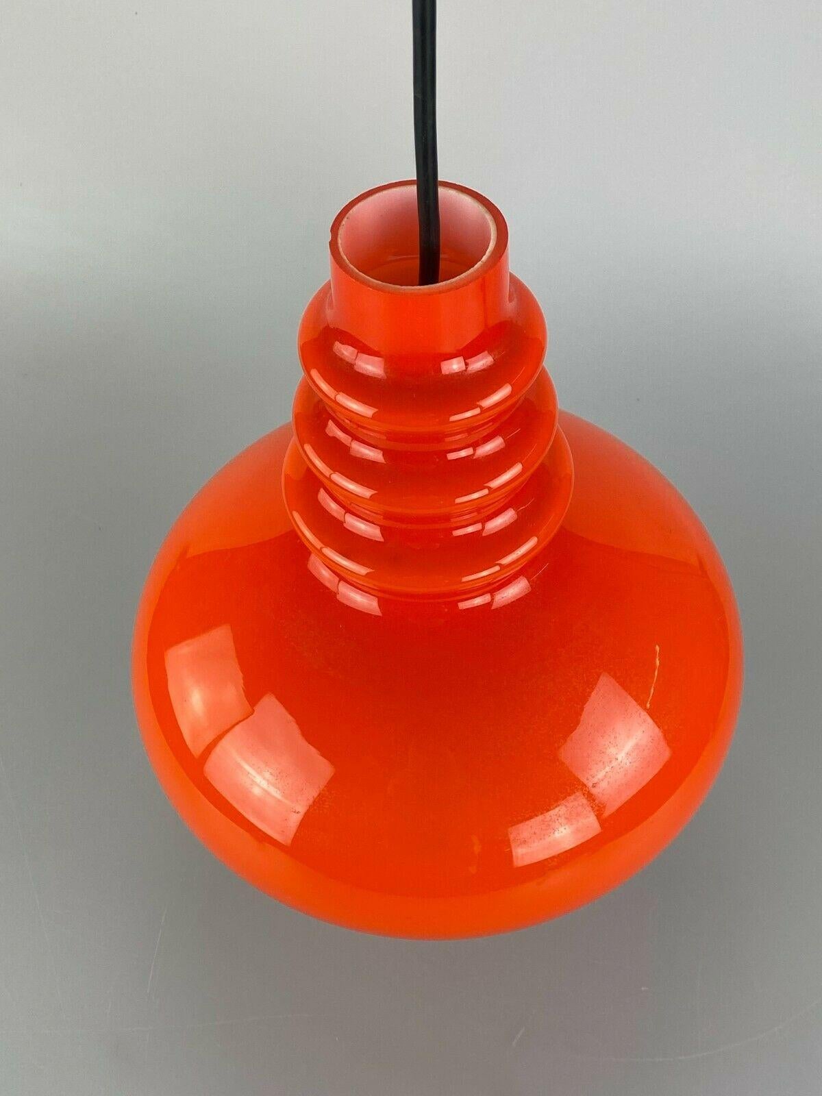 Metal 60s 70s Peill & Putzler Hanging Lamp Ceiling Lamp Glass Space Design Lamp