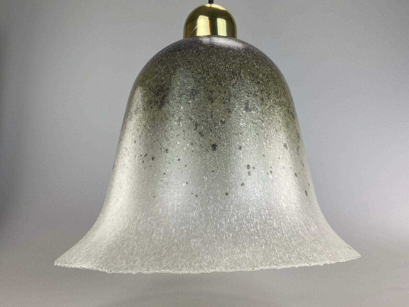 60s 70s Peill & Putzler Hanging Lamp Ceiling Lamp Glass Space Design Lamp For Sale 1