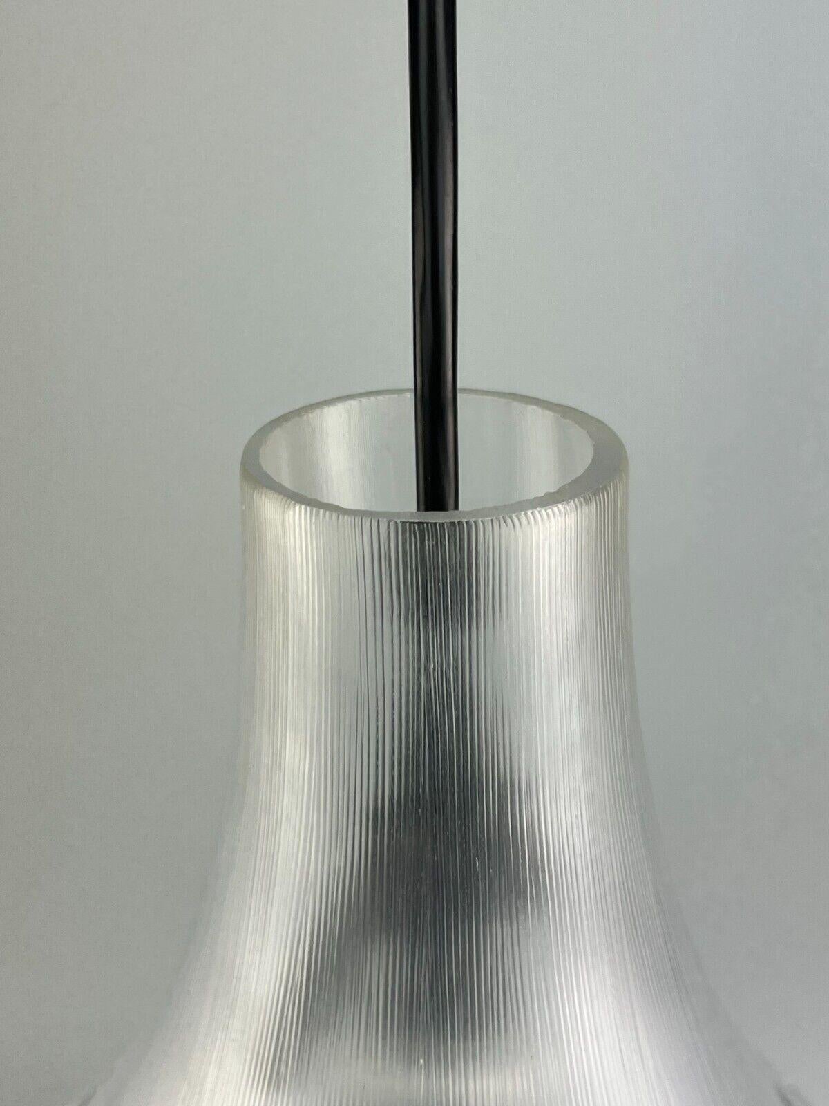 60s 70s Peill & Putzler Hanging Lamp Ceiling Lamp Glass Space Design Lamp 1