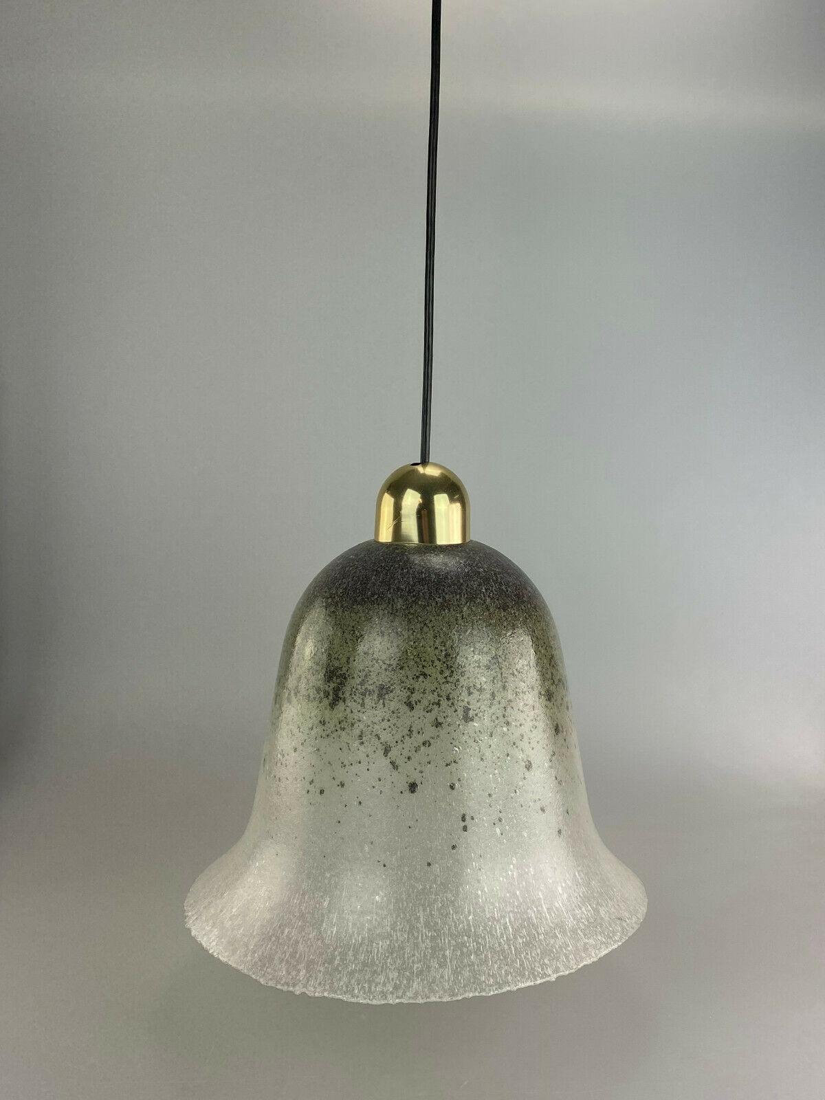 60s 70s Peill & Putzler Hanging Lamp Ceiling Lamp Glass Space Design Lamp For Sale 2