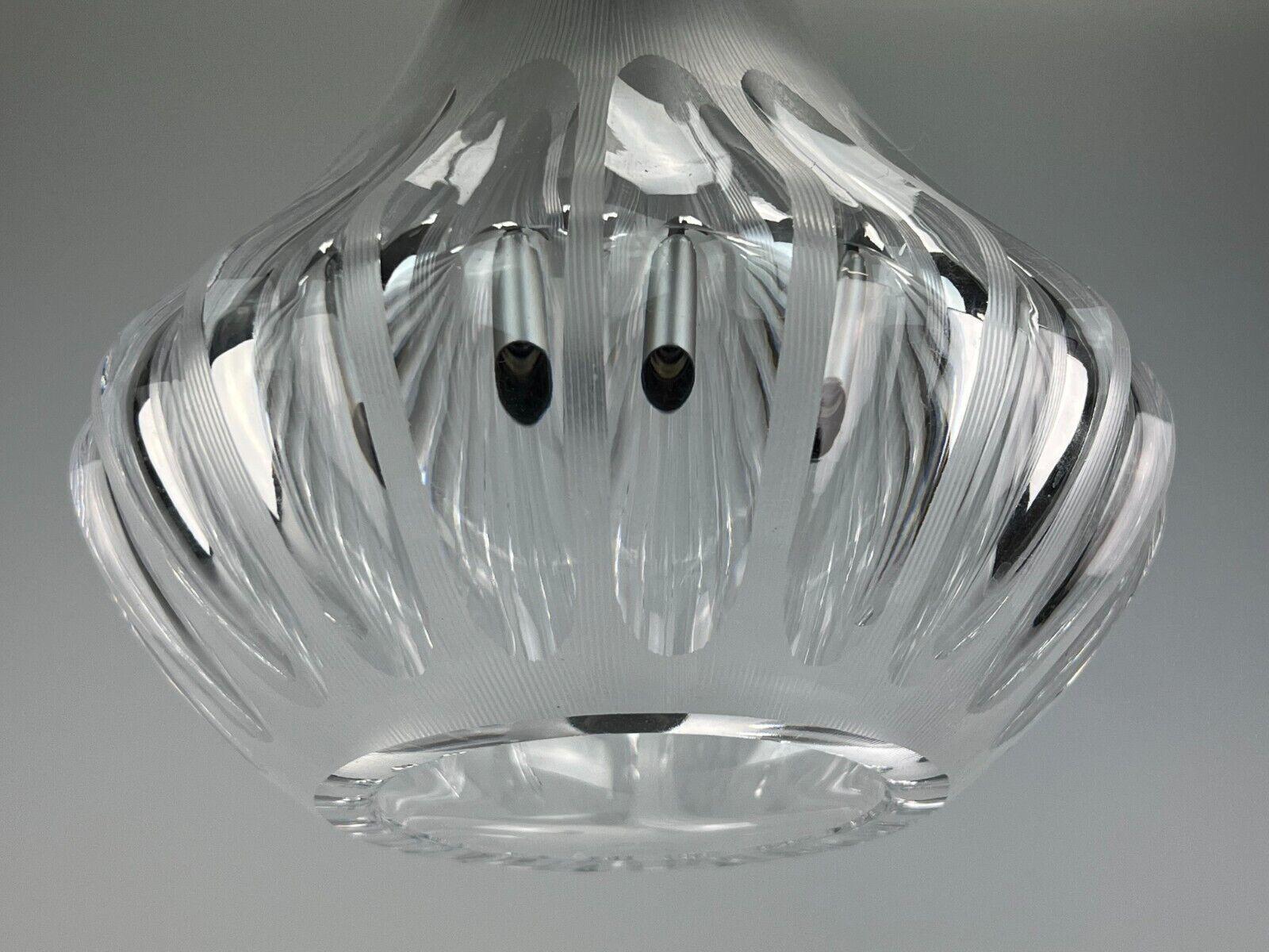 60s 70s Peill & Putzler Hanging Lamp Ceiling Lamp Glass Space Design Lamp 2