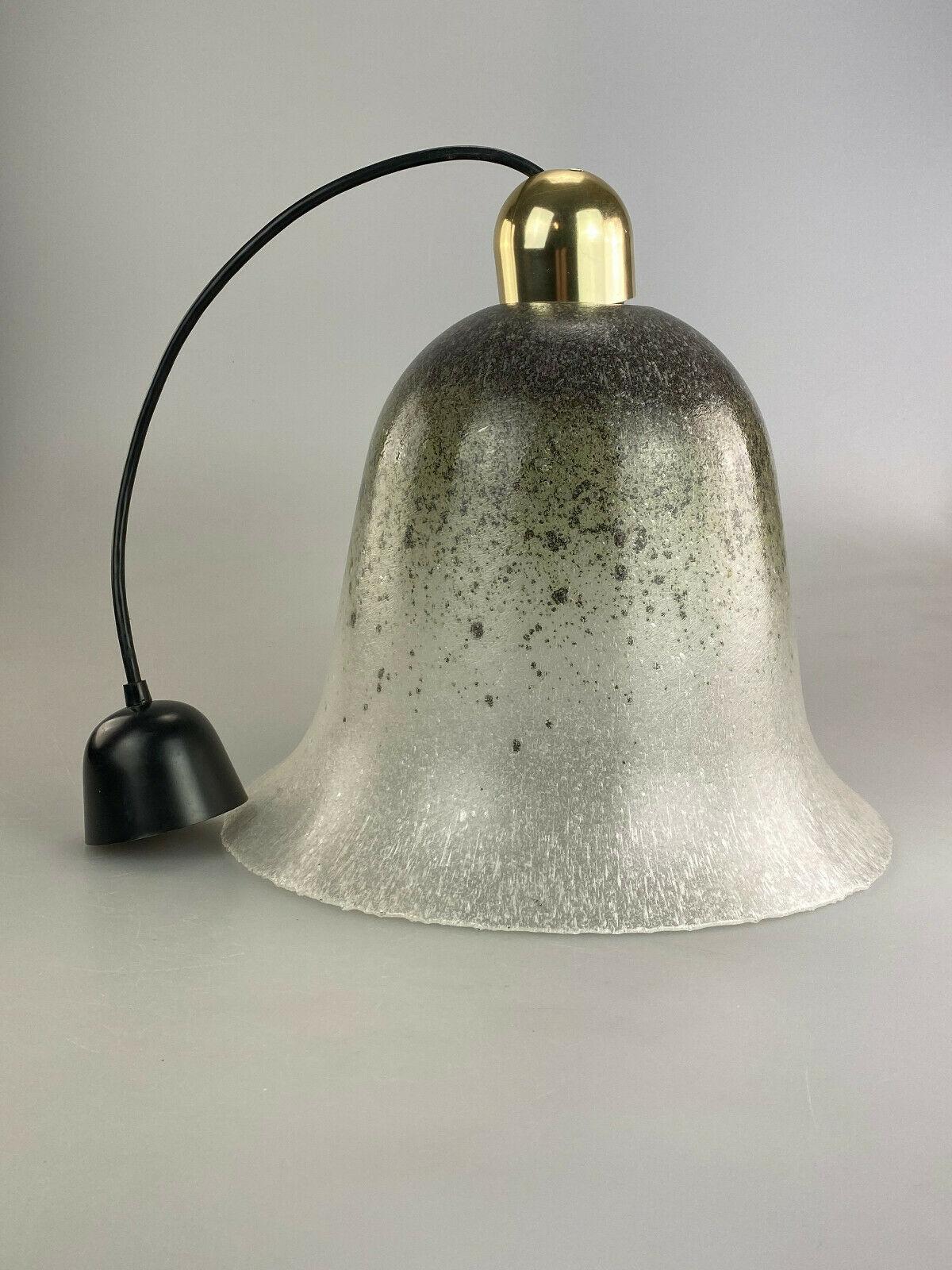 60s 70s Peill & Putzler Hanging Lamp Ceiling Lamp Glass Space Design Lamp For Sale 3