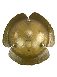 60s 70s Peill & Putzler Plafoniere Ceiling Lamp Glass Space Design Lamp