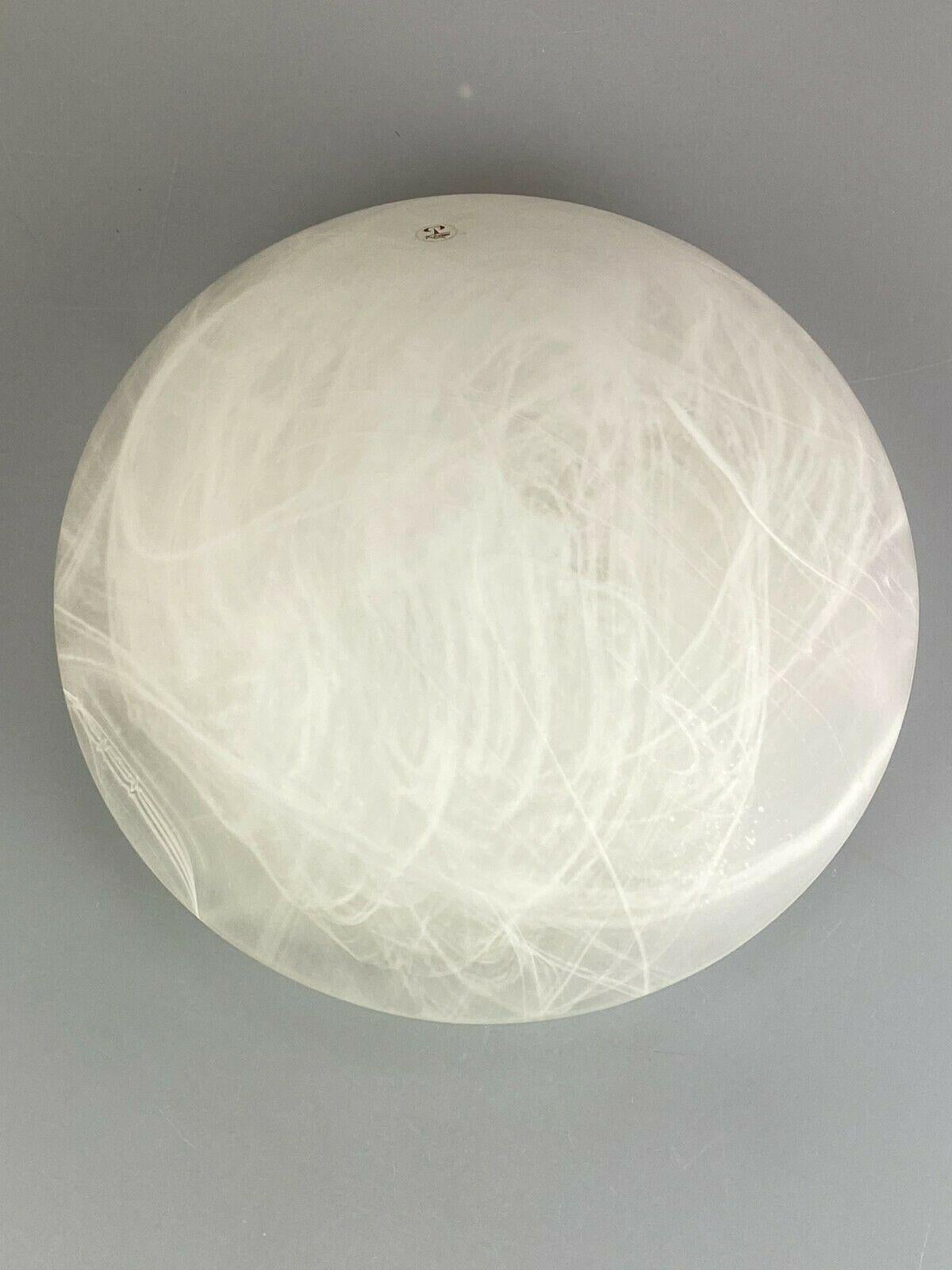 60s 70s Peill & Putzler Plafoniere Ceiling Lamp Glass Space Design Lamp For Sale 2
