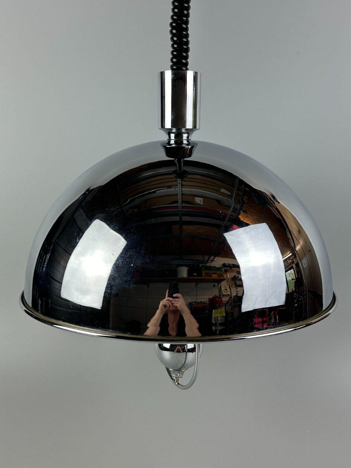Fin du 20e siècle Lampe suspendue Florian Schulz P58 en laiton de l'ère spatiale, années 60 70 en vente