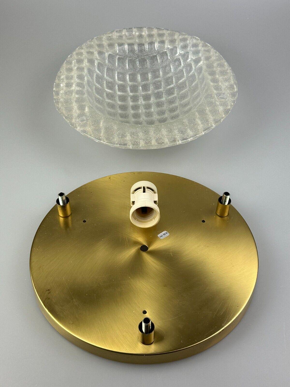60s 70s Plafoniere ceiling lamp by Fischer Leuchten Germany Space Age For Sale 9
