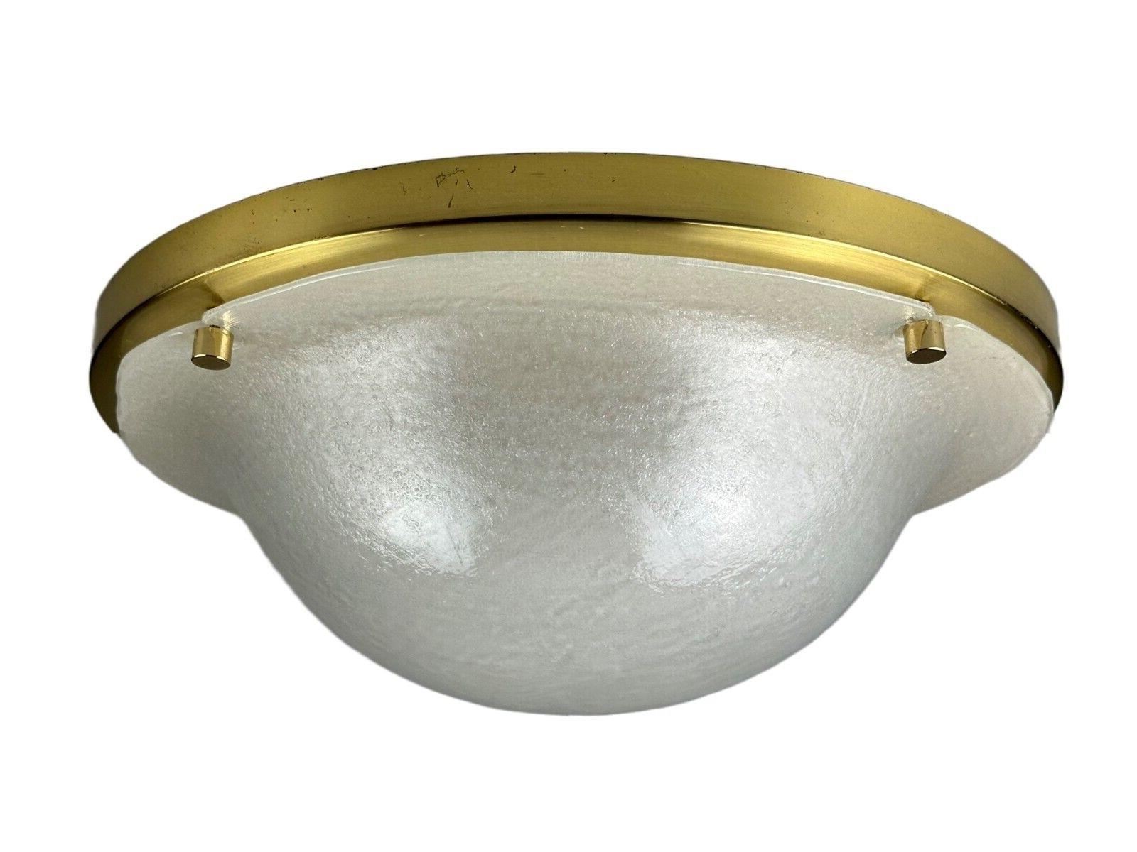 60s 70s Plafoniere ceiling lamp Limburg Germany glass brass Space Age

Object: ceiling lamp

Manufacturer: Limburg

Condition: good

Age: around 1960-1970

Dimensions:

Diameter = 42cm
Height = 15cm

Other notes:

The pictures serve as part of the