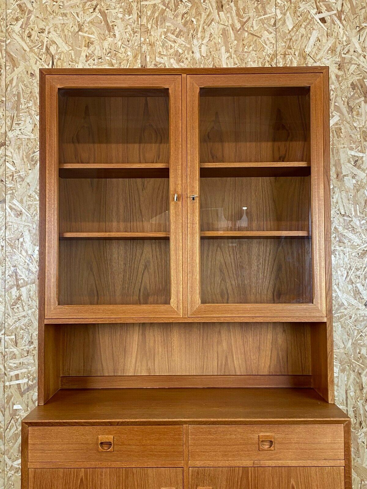 Danois 60s 70s Regal Bookcase Cabinet Erik Brouer pour Brouer Møbelfabrik Danish