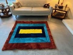 60's 70's REGAL RUGS North Vernon Indiana UNUSED Rya Rug Mid Century Modern