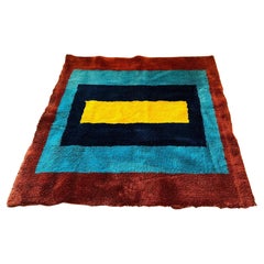 60's 70's REGAL RUGS North Vernon Indiana UNUSED Rya Rug Mid Century Modern