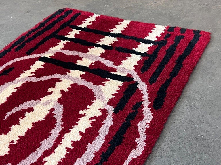 Denmark Rugs 1960s-1970s Runner Rug Carpet Rug Space Age Denmark Danish Design For ...
