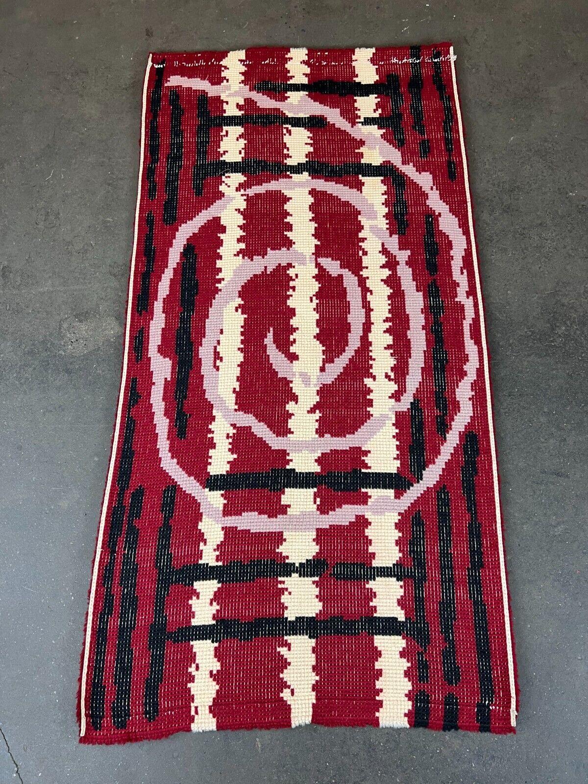 1960s-1970s Runner Rug Carpet Rug Space Age Denmark Danish Design For Sale 11