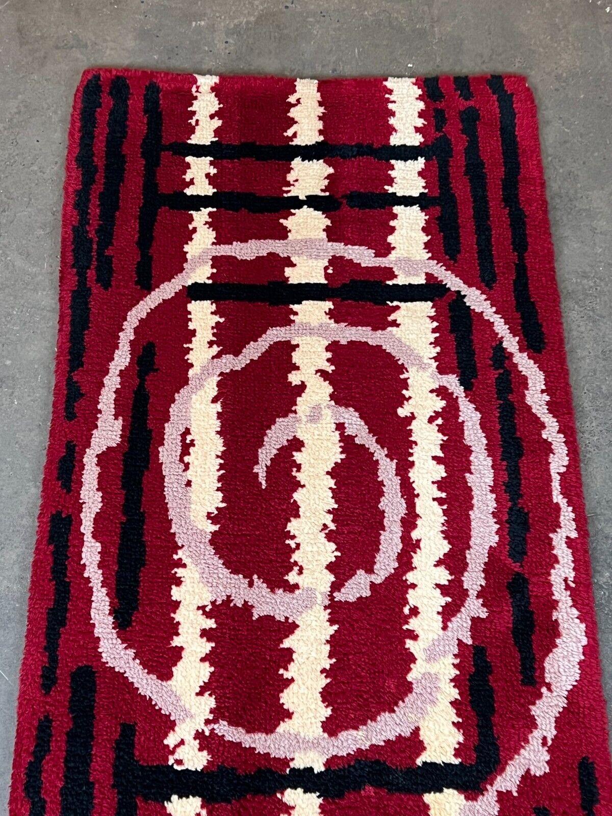 European 1960s-1970s Runner Rug Carpet Rug Space Age Denmark Danish Design For Sale