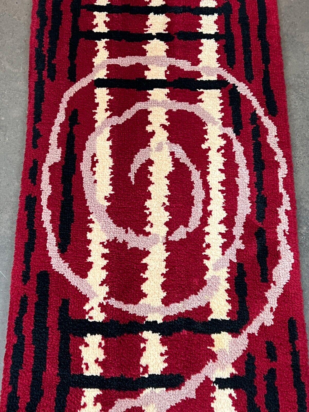 1960s-1970s Runner Rug Carpet Rug Space Age Denmark Danish Design In Good Condition For Sale In Neuenkirchen, NI