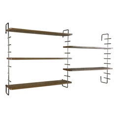 Used 60s 70s shelving system wall shelf string shelf Danish Modern Design