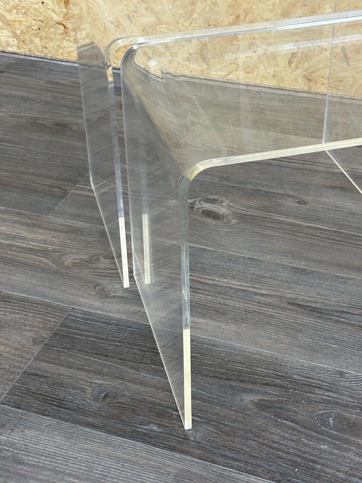 60s 70s Side Tables Nesting Tables Acrylic Plastic Space Age Design For Sale 1