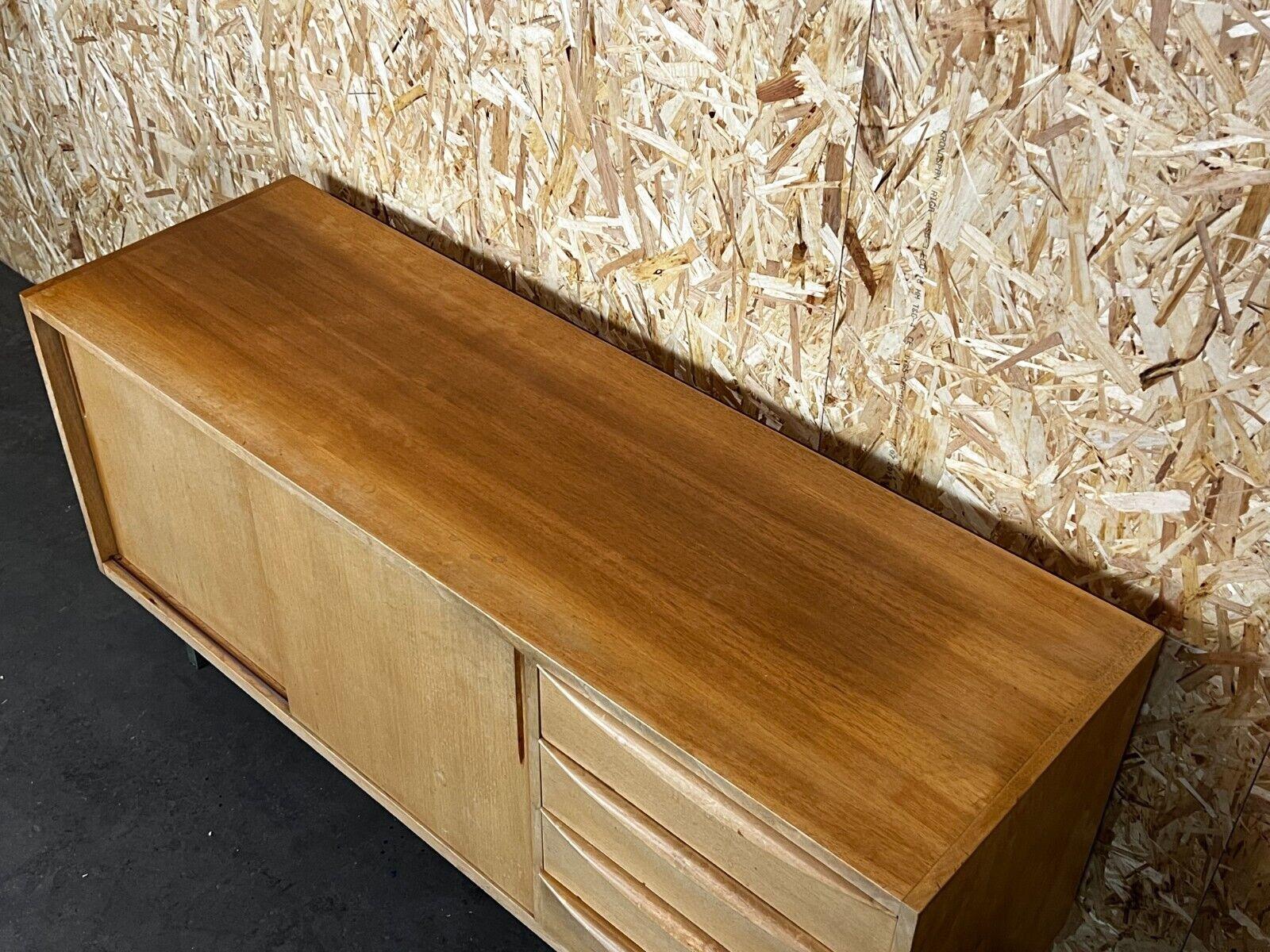 60s 70s Sideboard Credenza Cabinet Danish Modern Design Denmark 70s In Fair Condition For Sale In Neuenkirchen, NI