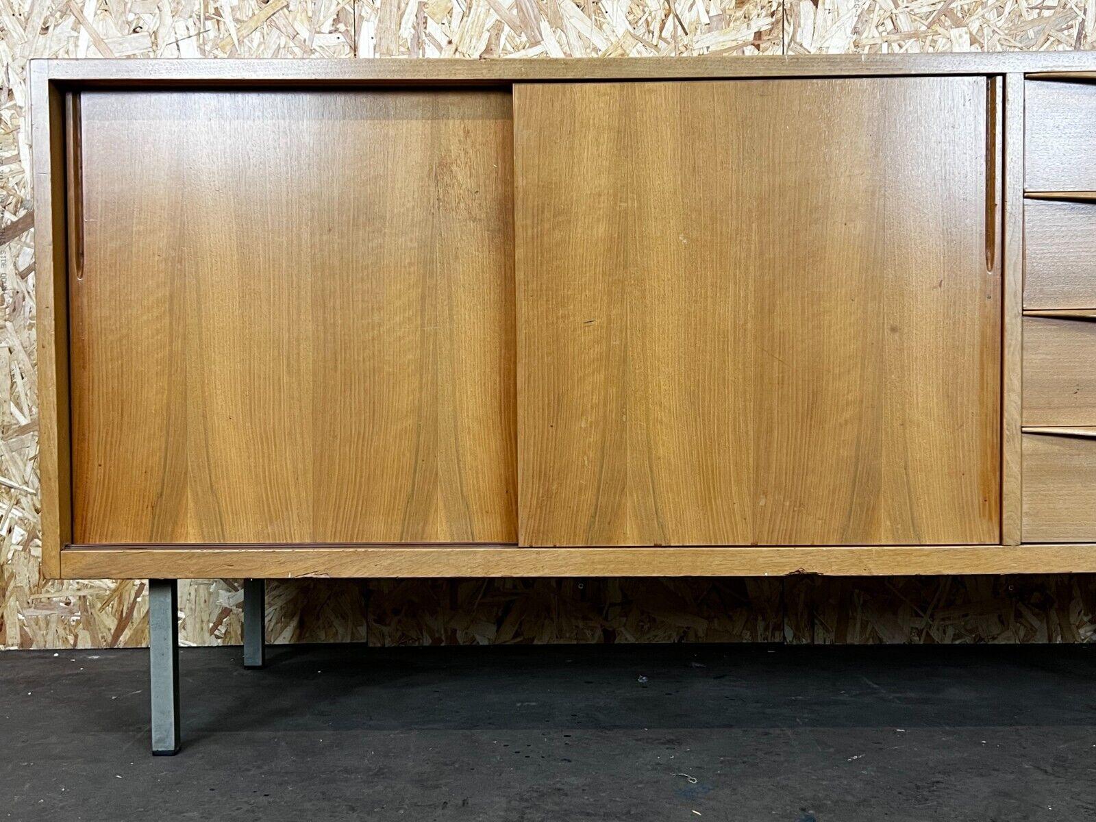 Late 20th Century 60s 70s Sideboard Credenza Cabinet Danish Modern Design Denmark 70s For Sale