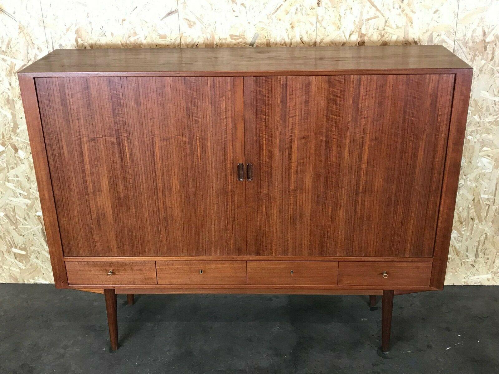 Fin du 20e siècle 60s 70s Sideboard Highboard Teak Arne Vodder Sibast Model 54 Design 60s en vente