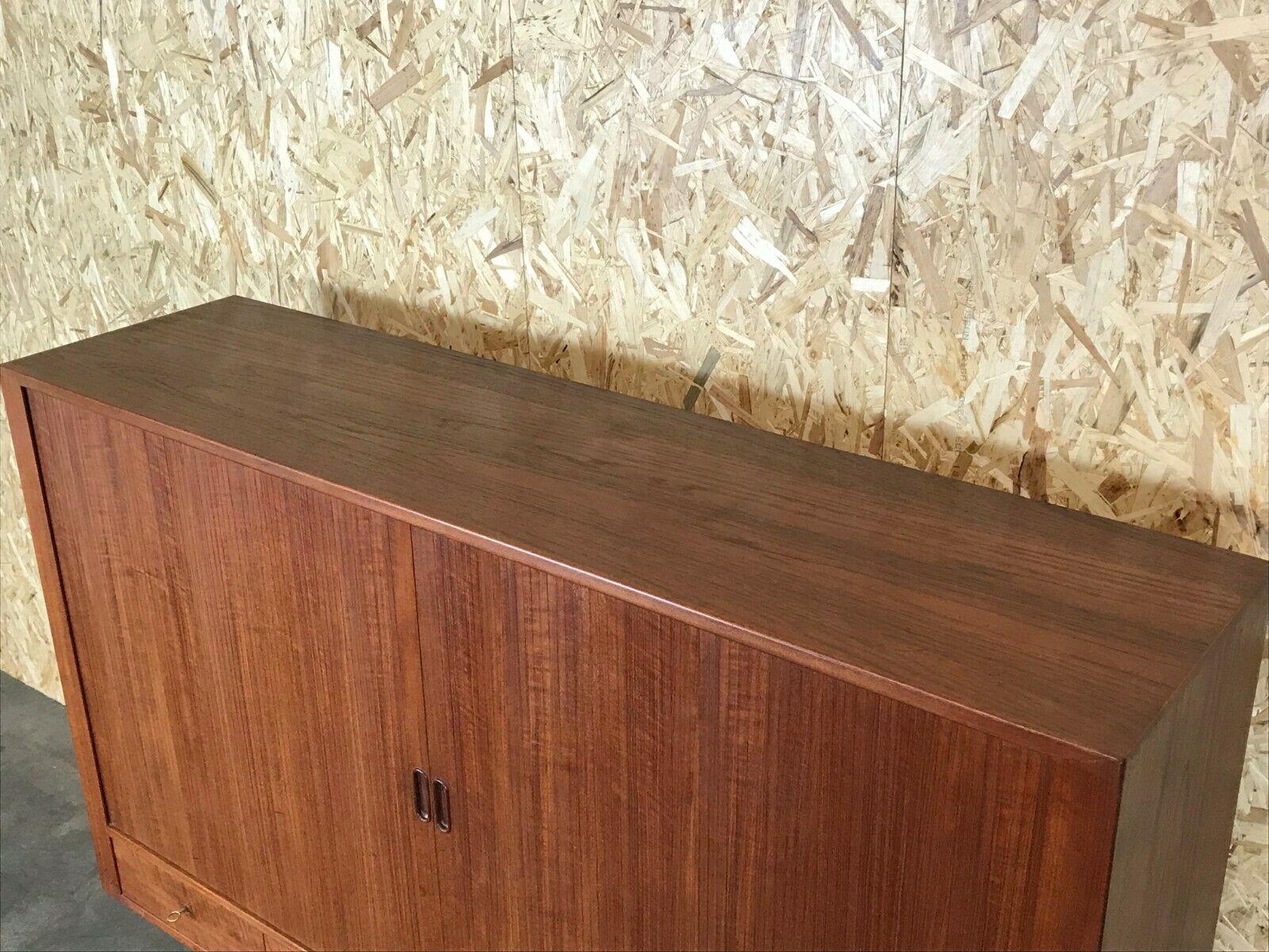 Late 20th Century 60s 70s Sideboard Highboard Teak Arne Vodder Sibast Model 54 Design 60s For Sale