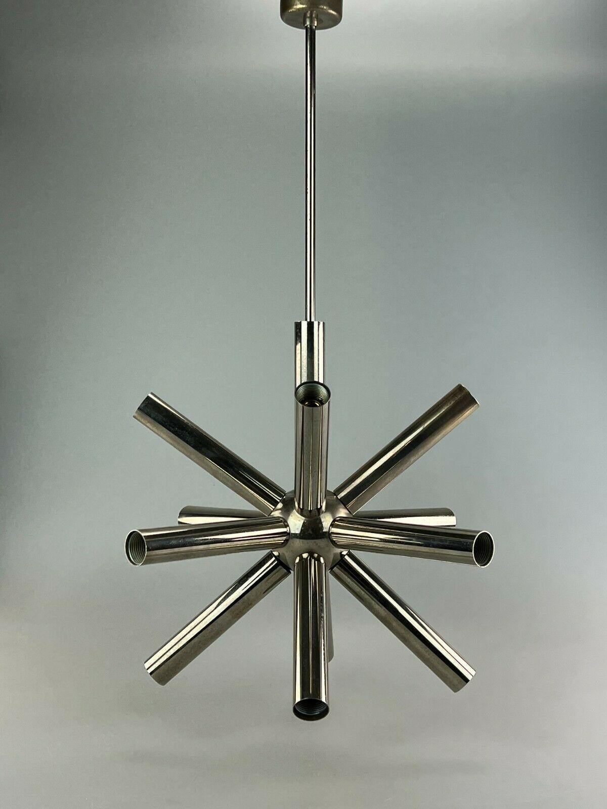 60s 70s Sputnik Ceiling Lamp Hanging Lamp Sciolari Chrome Space Age Design 1