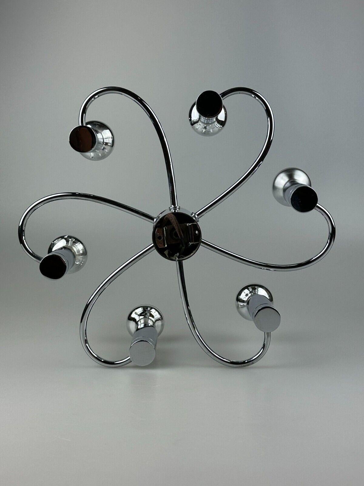 60s 70s Sputnik wall lamp or ceiling lamp by Cosack Leuchten Chrom For Sale 5