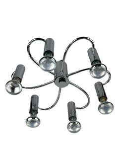 60s 70s Sputnik wall lamp or ceiling lamp by Cosack Leuchten Chrom