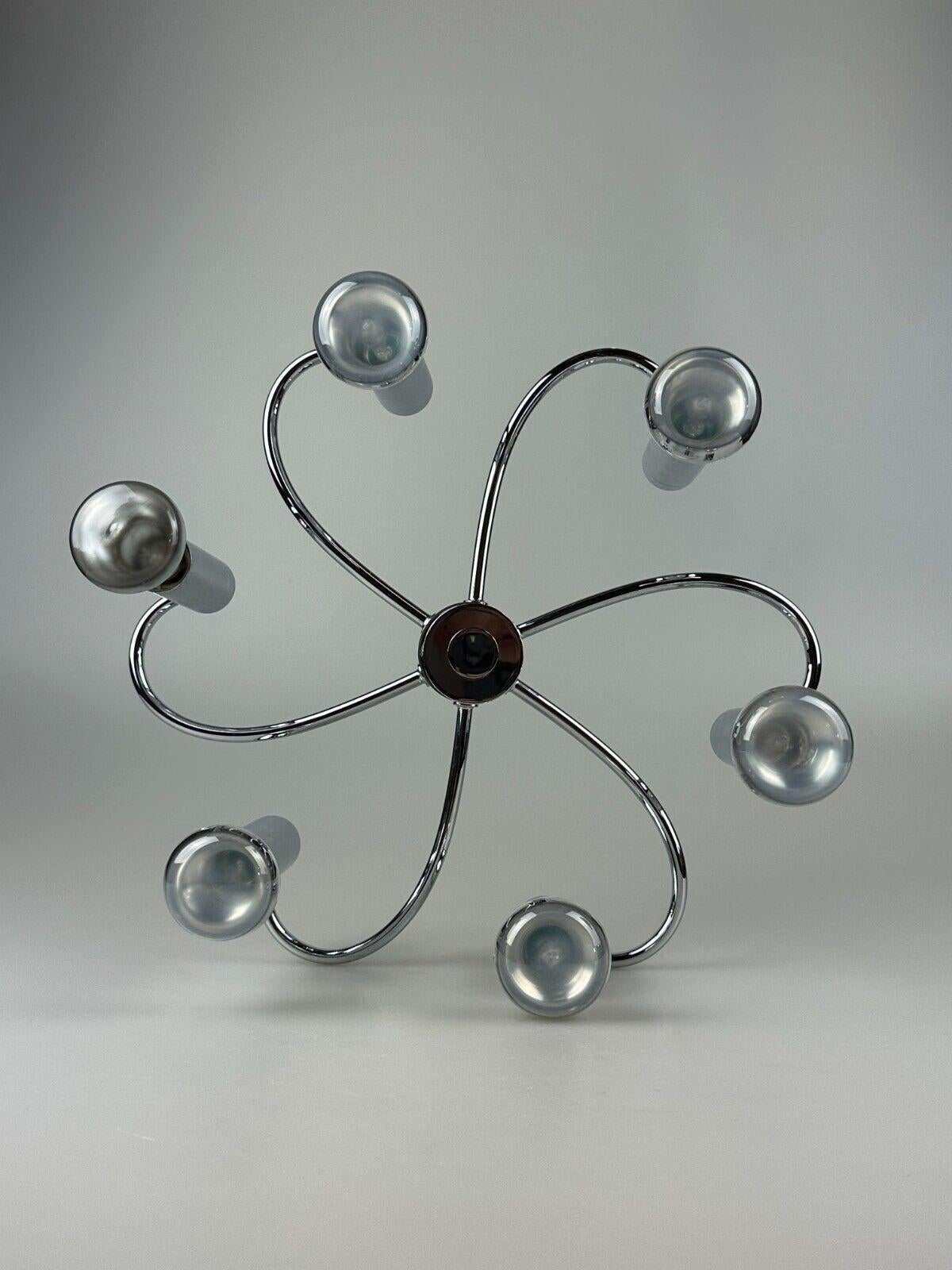 Allemand Applique ou plafonnier Sputnik des années 60-70 par Cosack Leuchten Chrom en vente