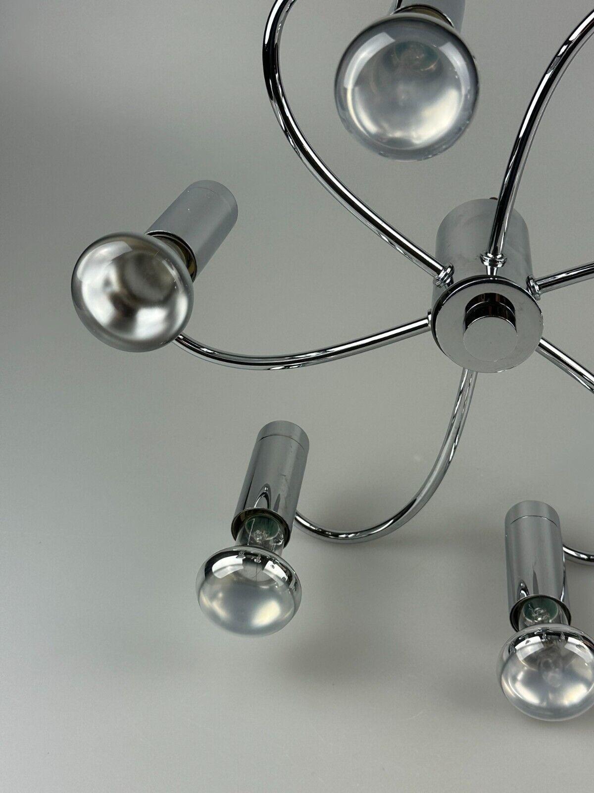 Late 20th Century 60s 70s Sputnik wall lamp or ceiling lamp by Cosack Leuchten Chrom For Sale