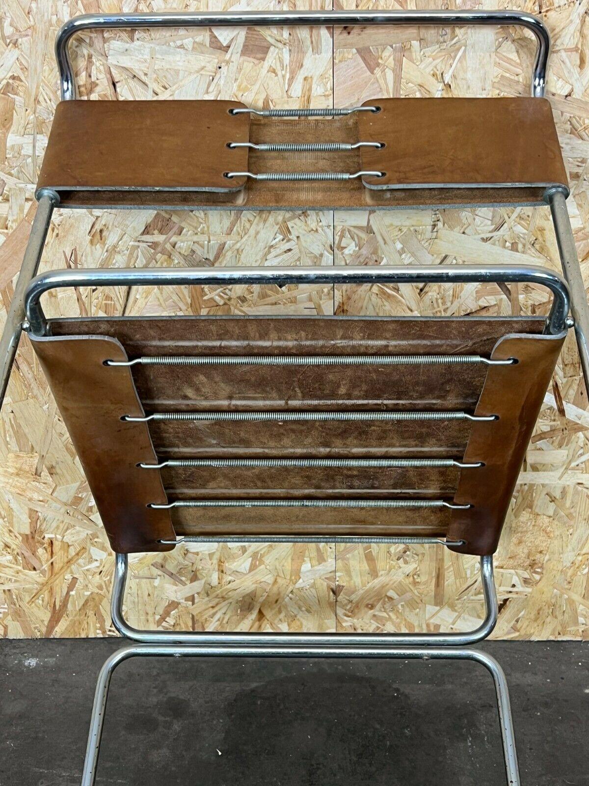 Vintage-Stuhl aus Stahl und Wildleder von Giovanni Carini Planula Libellula, 60er 70er Jahre im Angebot 4