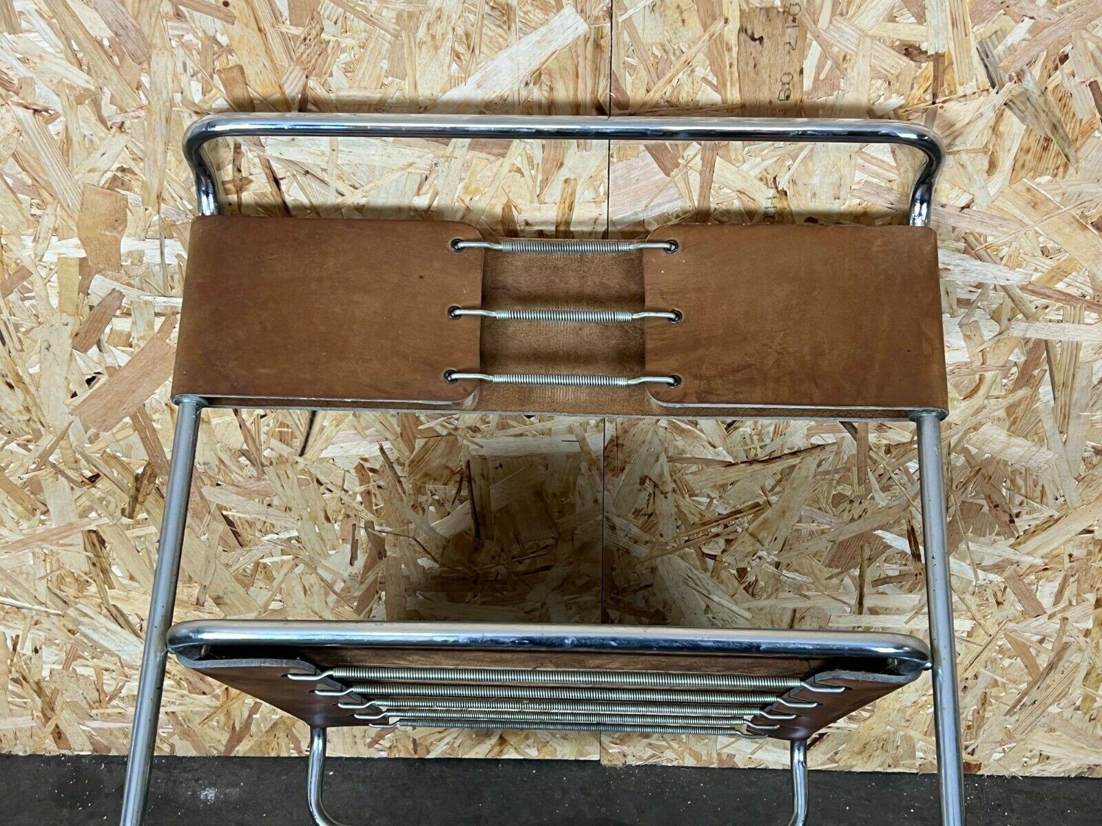 Vintage-Stuhl aus Stahl und Wildleder von Giovanni Carini Planula Libellula, 60er 70er Jahre im Angebot 5