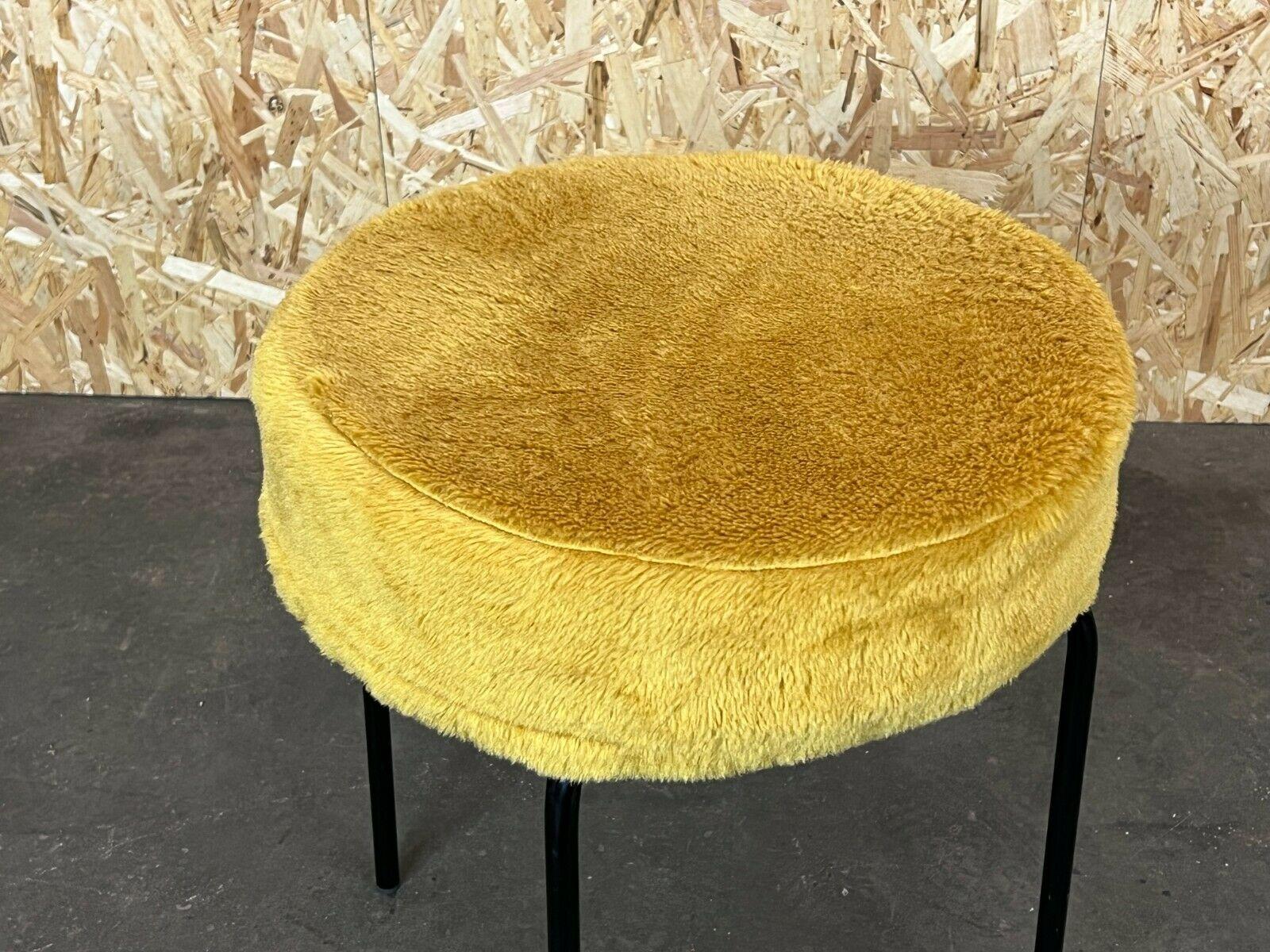 Late 20th Century 60s 70s Stool Ottoman Stool Space Age Mid Century Design 60s 70s For Sale
