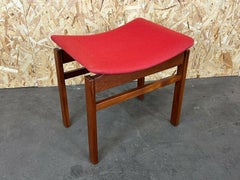 60s 70s Stool Ottoman Teak Inger Klingenberg for France & Daverkosen