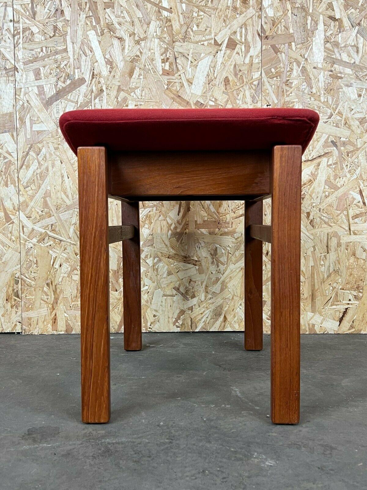 60s 70s Stool Ottoman Teak Inger Klingenberg for France & Daverkosen For Sale 2